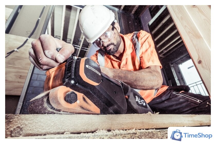 Ленточная шлифмашина AEG Powertools BHBS 18-75BL 4935459582 (без АКБ) - Изображение №4 — Интернет-магазин Time-Shop