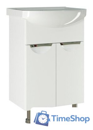  Mixline Тумба под умывальник Этьен-55 542404 (белый) - Изображение №1 — Интернет-магазин Time-Shop