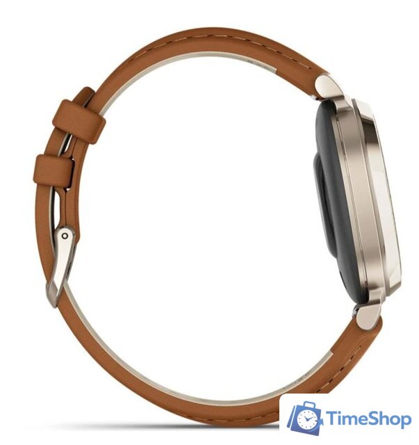 Умные часы Garmin Lily 2 Classic (кремовое золото/коричневый) - Изображение №5 — Интернет-магазин Time-Shop