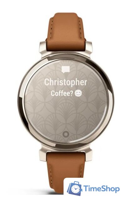 Умные часы Garmin Lily 2 Classic (кремовое золото/коричневый) - Изображение №4 — Интернет-магазин Time-Shop