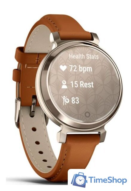 Умные часы Garmin Lily 2 Classic (кремовое золото/коричневый) - Изображение №3 — Интернет-магазин Time-Shop