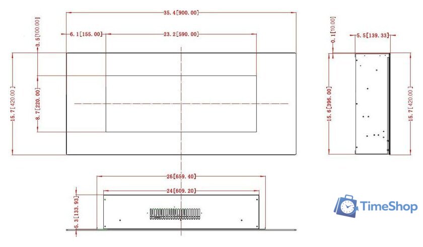 Электрокамин Aflamo Albion NH 42 - Изображение №7 — Интернет-магазин Time-Shop