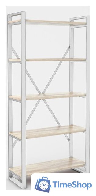 Стеллаж Hype Mebel Стандарт-2 80x170 (белый/древесина белая) - Изображение №1 — Интернет-магазин Time-Shop