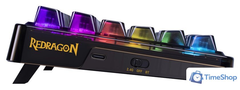 Клавиатура Redragon Elf Pro (прозрачный/черный) - Изображение №7 — Интернет-магазин Time-Shop