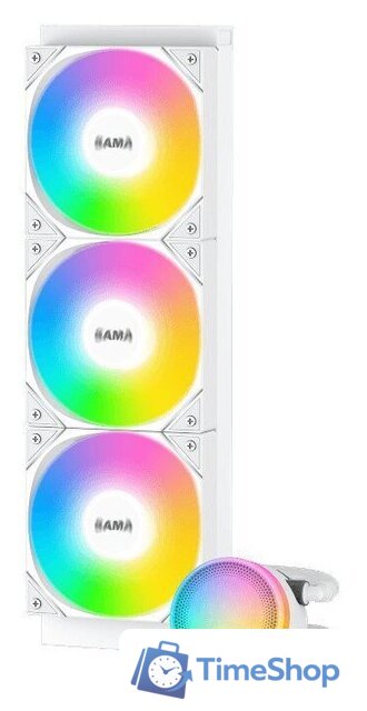 Система жидкостного охлаждения для процессора Sama L60 360 (белый) - Изображение №3 — Интернет-магазин Time-Shop