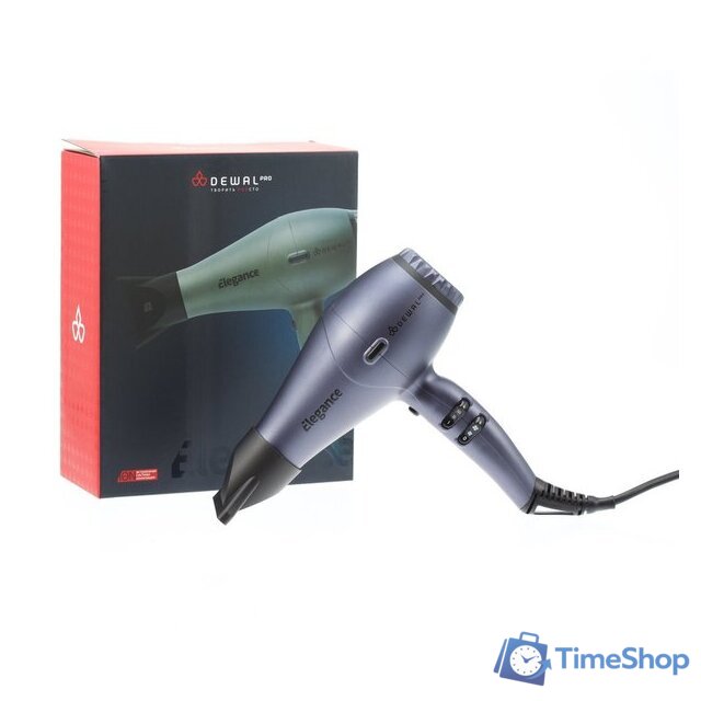 Фен Dewal Pro Elegance 03-9010 (лиловый) - Изображение №8 — Интернет-магазин Time-Shop