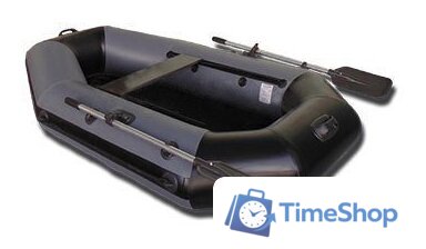 Гребная лодка Vivax К220 с ковриком-сланью (без киля, серый/черный) - Изображение №1 — Интернет-магазин Time-Shop