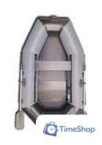 Гребная лодка Vivax К220 с ковриком-сланью (без киля, серый/черный) - Изображение №4 — Интернет-магазин Time-Shop