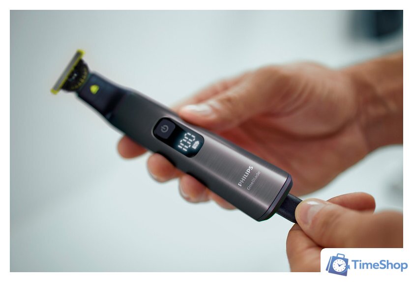 Триммер для бороды и усов Philips OneBlade Pro QP6551/15 - Изображение №3 — Интернет-магазин Time-Shop