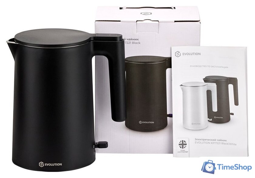 Электрический чайник Evolution KP17221 Black - Изображение №8 — Интернет-магазин Time-Shop