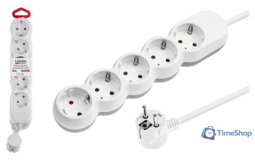 Удлинитель Leiden Electric 805020 (3м) - Изображение №1 — Интернет-магазин Time-Shop