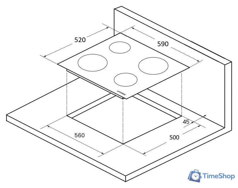 Варочная панель KUPPERSBERG ECO 601 - Изображение №4 — Интернет-магазин Time-Shop