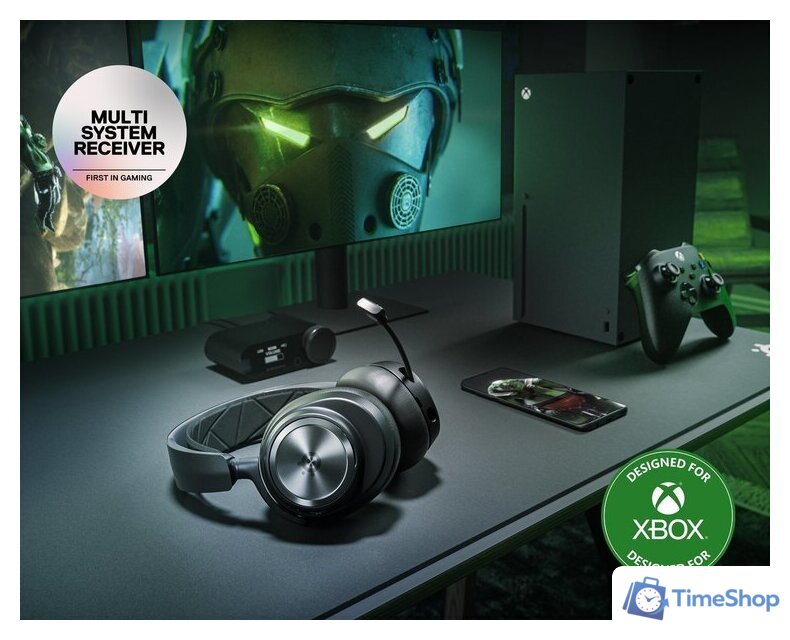 Наушники SteelSeries Arctis Nova Pro Wireless X (черный) - Изображение №2 — Интернет-магазин Time-Shop