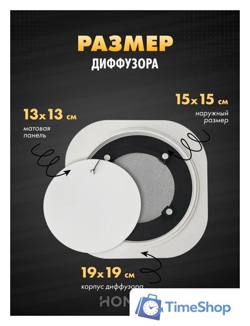Вентиляционная решетка HOMY AIR Lite круглый AL100W d150 (белая) - Изображение №3 — Интернет-магазин Time-Shop