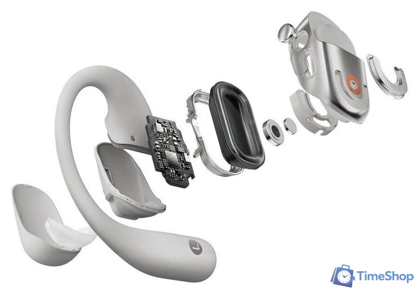 Наушники Shokz OpenFit 2+ (серый) - Изображение №4 — Интернет-магазин Time-Shop