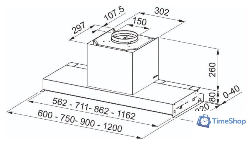 Кухонная вытяжка Franke Maris FSTS Drip-Free 60 X 305.0702.609 - Изображение №3 — Интернет-магазин Time-Shop