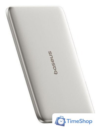 Внешний аккумулятор Baseus PicoGo AM41 Ultra-Slim Magnetic Power Bank 5000mAh (титановый) - Изображение №1 — Интернет-магазин Time-Shop