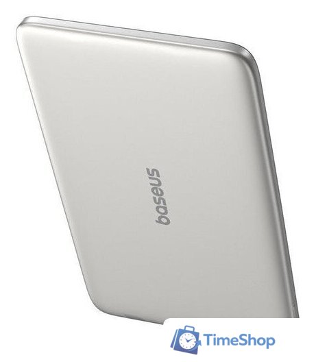Внешний аккумулятор Baseus PicoGo AM41 Ultra-Slim Magnetic Power Bank 5000mAh (титановый) - Изображение №2 — Интернет-магазин Time-Shop