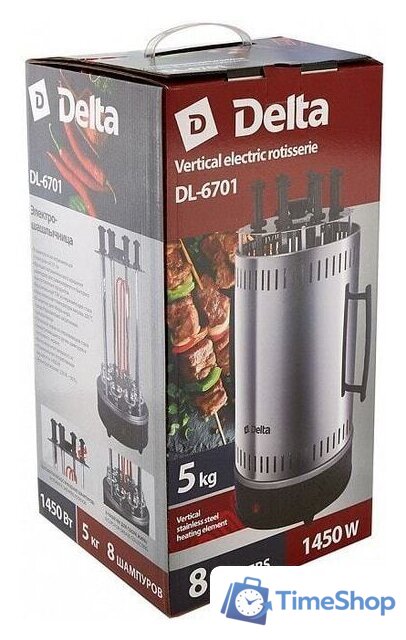 Электрошашлычница Delta DL-6701 - Изображение №4 — Интернет-магазин Time-Shop