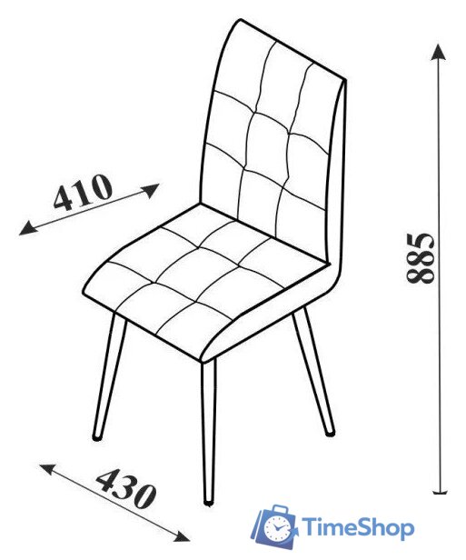 Стул Аленушка Мебель Агат (2шт, океан) - Изображение №11 — Интернет-магазин Time-Shop