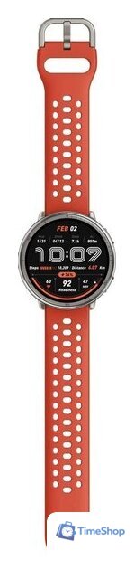Умные часы Amazfit Active 2 Premium (серебристый, с черным кожаным ремешком) - Изображение №12 — Интернет-магазин Time-Shop