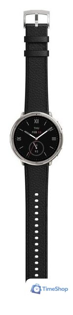 Умные часы Amazfit Active 2 Premium (серебристый, с черным кожаным ремешком) - Изображение №10 — Интернет-магазин Time-Shop