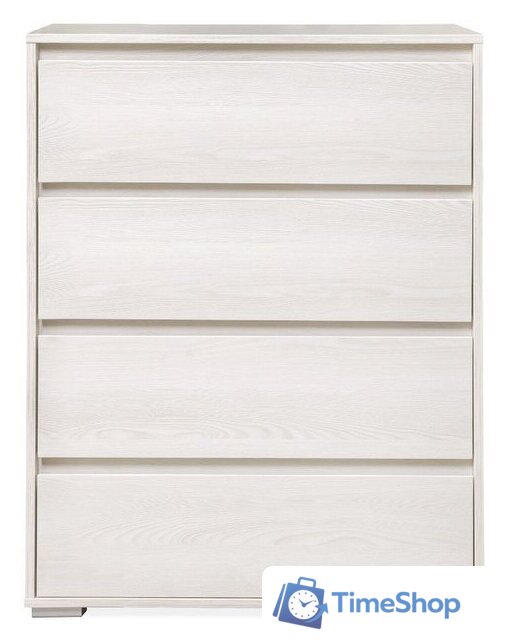 Комод Рэйгрупп Aleksa РГ-04 ARG-4 8110445 (ясень снежный) - Изображение №2 — Интернет-магазин Time-Shop