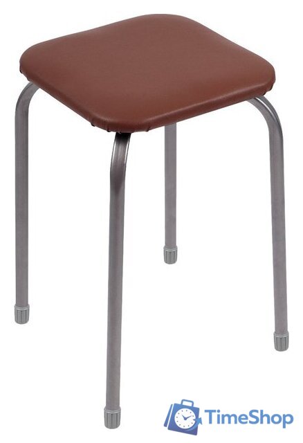Табурет Ника Эконом ТБ2 (коричневый) - Изображение №1 — Интернет-магазин Time-Shop