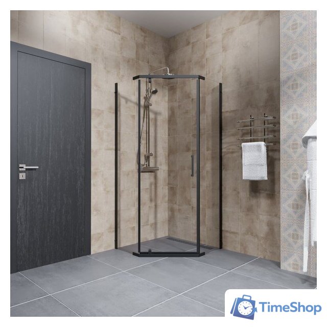 Душевой уголок Triton Дека-Блэк 100х100 (без поддона) - Изображение №6 — Интернет-магазин Time-Shop