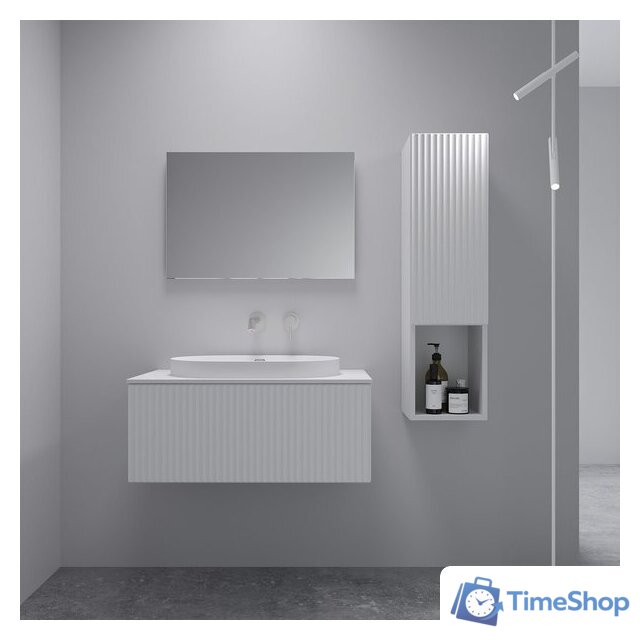  ЗОВ Тумба с умывальником Кито 70 K70LW0MFWPM-LDSPW6002 (флавио белый) - Изображение №5 — Интернет-магазин Time-Shop