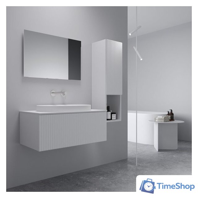  ЗОВ Тумба с умывальником Кито 70 K70LW0MFWPM-LDSPW6002 (флавио белый) - Изображение №6 — Интернет-магазин Time-Shop