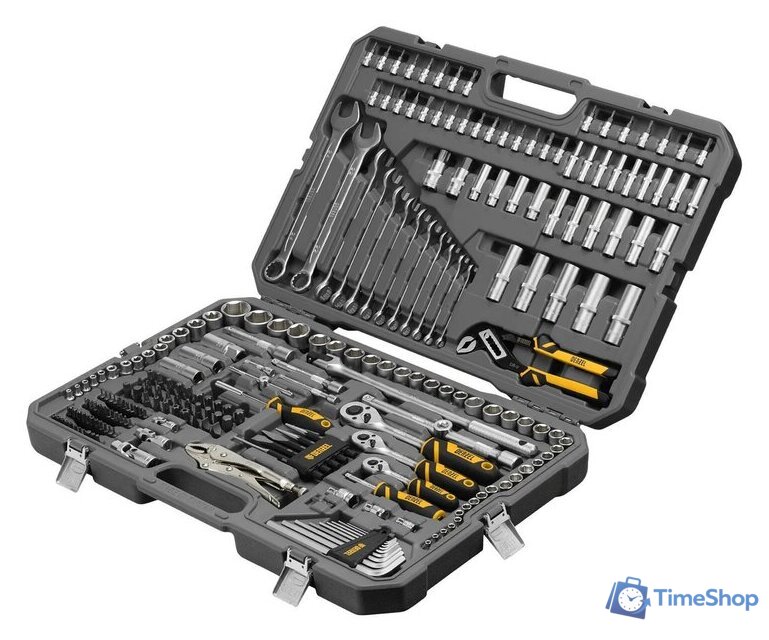 Универсальный набор инструментов Denzel 15808 (232 предмета) - Изображение №1 — Интернет-магазин Time-Shop