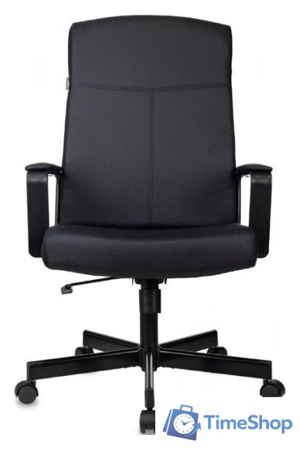 Офисное кресло Бюрократ Dominus (черный, экокожа) - Изображение №2 — Интернет-магазин Time-Shop