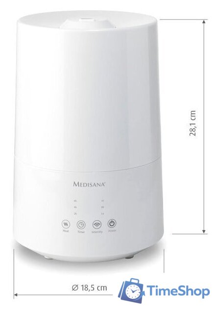 Увлажнитель воздуха Medisana AH 661 - Изображение №7 — Интернет-магазин Time-Shop