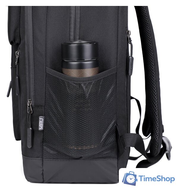 Городской рюкзак Miru Sallerus 15.6 (черный) - Изображение №6 — Интернет-магазин Time-Shop