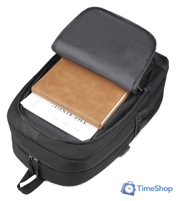 Городской рюкзак Miru Sallerus 15.6 (черный) - Изображение №21 — Интернет-магазин Time-Shop