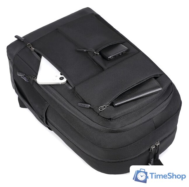 Городской рюкзак Miru Sallerus 15.6 (черный) - Изображение №22 — Интернет-магазин Time-Shop