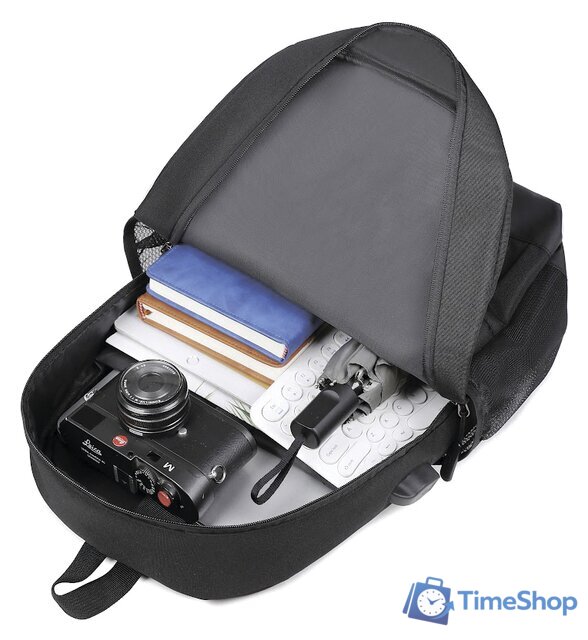 Городской рюкзак Miru Sallerus 15.6 (черный) - Изображение №20 — Интернет-магазин Time-Shop