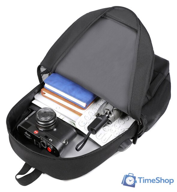 Городской рюкзак Miru Sallerus 15.6 (черный) - Изображение №9 — Интернет-магазин Time-Shop