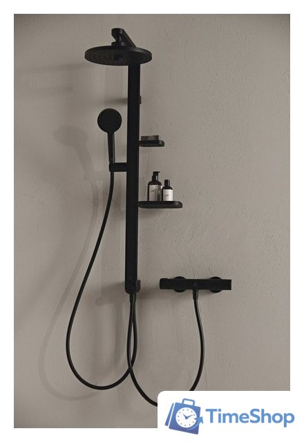 Верхний душ Ideal Standard BD581XG (черный матовый) - Изображение №3 — Интернет-магазин Time-Shop