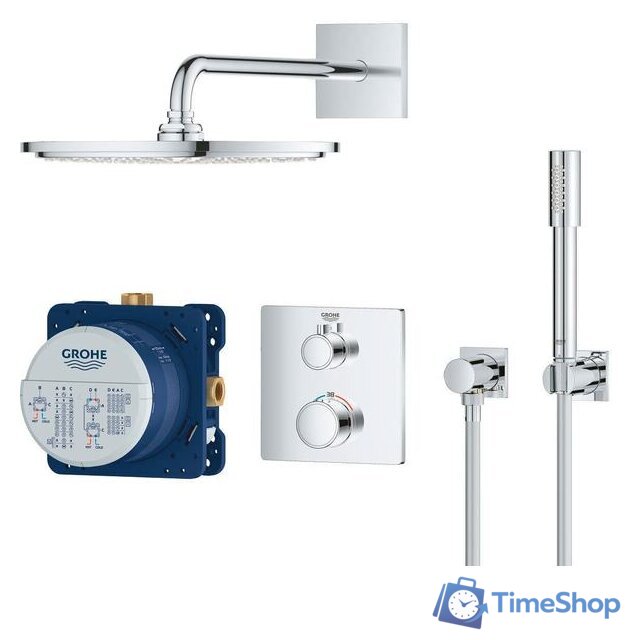Душевая система  Grohe Grohtherm 34730000 - Изображение №3 — Интернет-магазин Time-Shop
