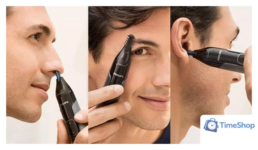Триммер для носа и ушей Philips NT3650/16 - Изображение №8 — Интернет-магазин Time-Shop