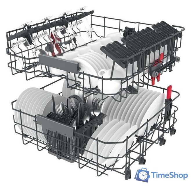 Встраиваемая посудомоечная машина Whirlpool WBC 3C34 PF X - Изображение №3 — Интернет-магазин Time-Shop