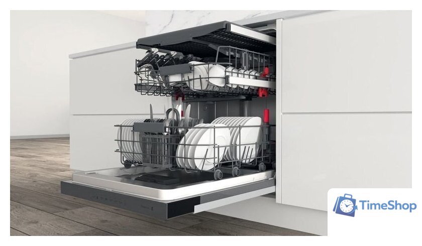 Встраиваемая посудомоечная машина Whirlpool WBC 3C34 PF X - Изображение №6 — Интернет-магазин Time-Shop