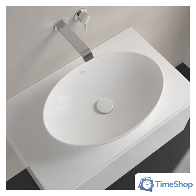 Умывальник Villeroy & Boch Loop&Friends 4A4701RW - Изображение №4 — Интернет-магазин Time-Shop