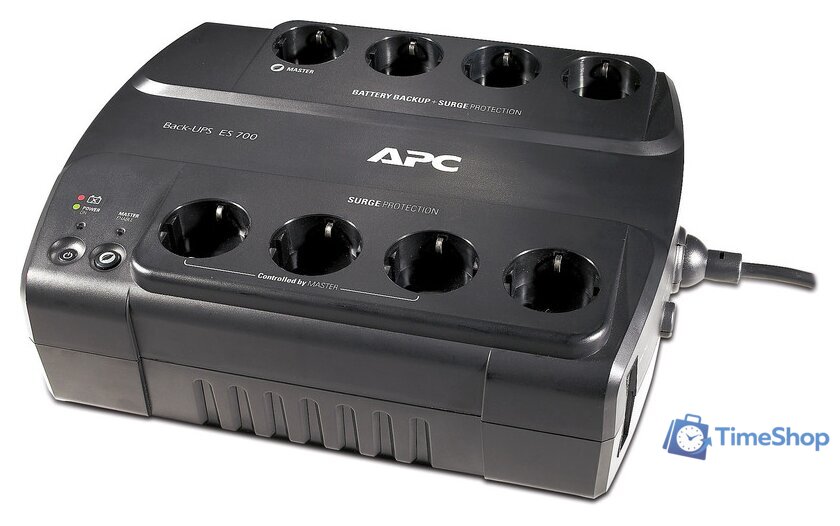 Источник бесперебойного питания APC Back-UPS ES 700VA (BE700G-RS) - Изображение №1 — Интернет-магазин Time-Shop