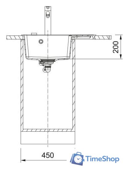 Кухонная мойка Franke Centro CNG 611-62 TL 114.0740.851 (оникс) - Изображение №4 — Интернет-магазин Time-Shop