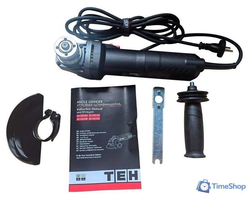 Угловая шлифмашина TEH TG12512VP - Изображение №6 — Интернет-магазин Time-Shop