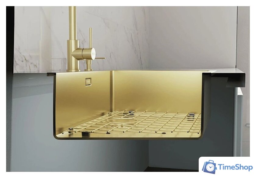Кухонная мойка Kernau KSS U 61.1 1B SS Gold - Изображение №8 — Интернет-магазин Time-Shop