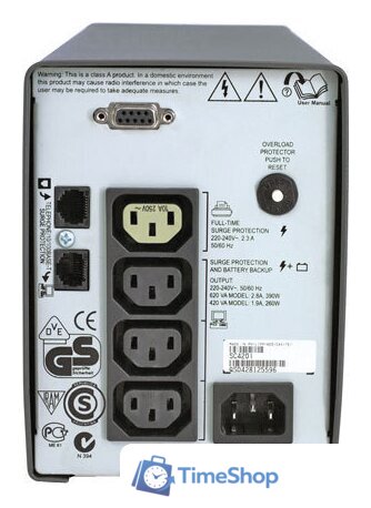 Источник бесперебойного питания APC Smart-UPS SC 420VA (SC420I) - Изображение №2 — Интернет-магазин Time-Shop